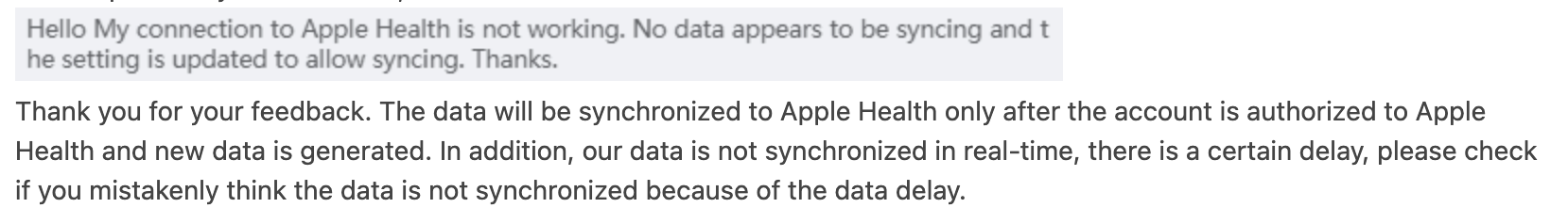 ringconn gen 2 apple health integration support