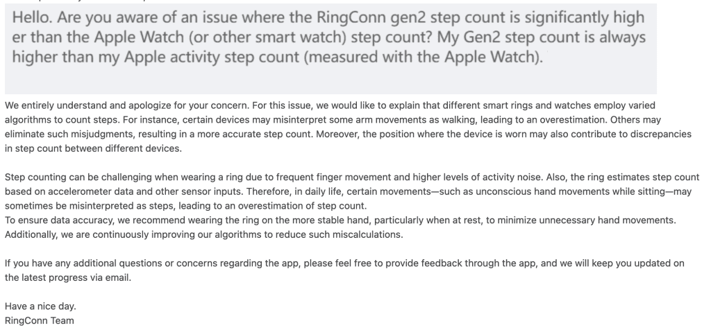 ringconn gen 2 step count