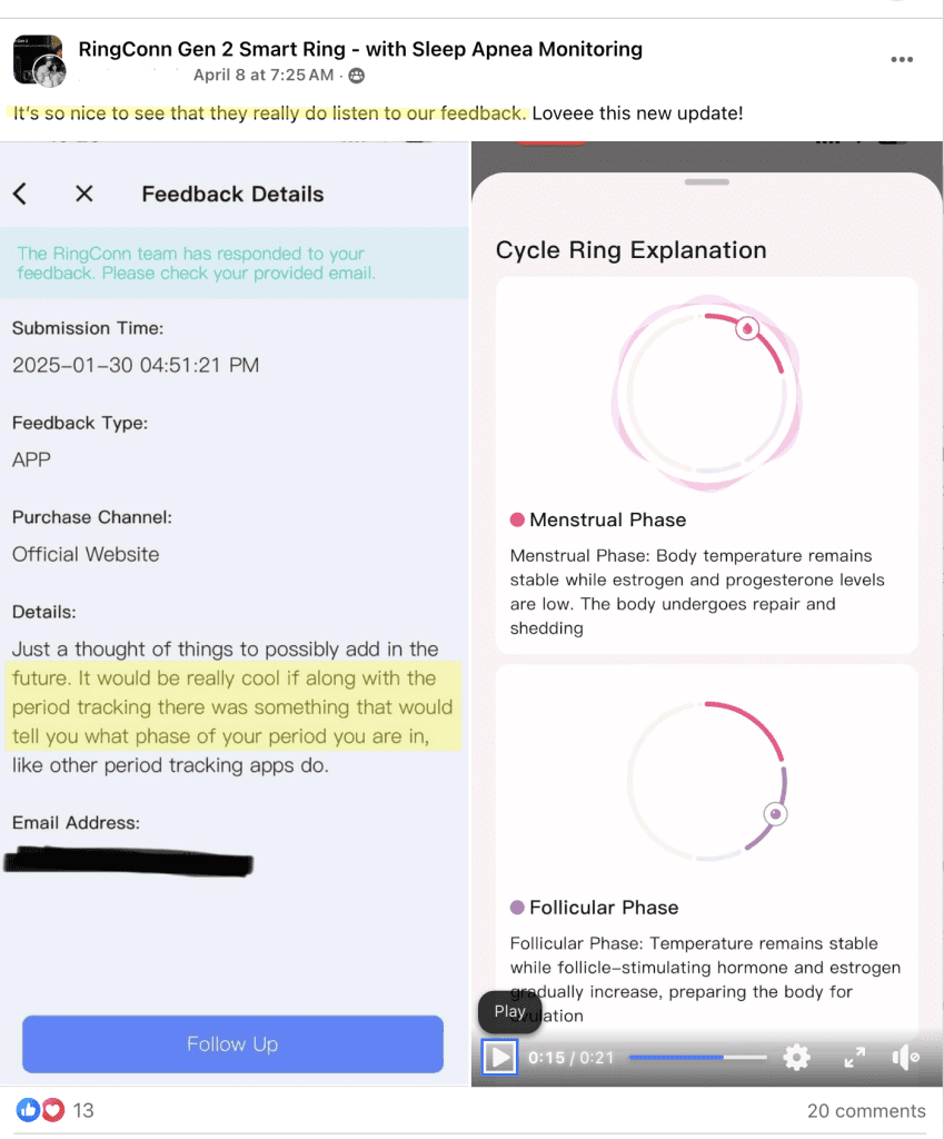 surprise features of the ringconn gen 2 smart ring
